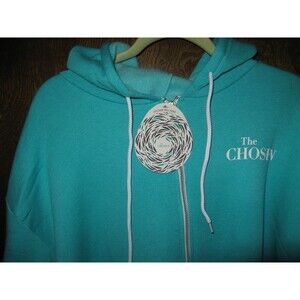 Mens The Chosen Graphic Blue Zippered Sweatshirt Big & Tall Sz 5XL NEW WITH TAGS